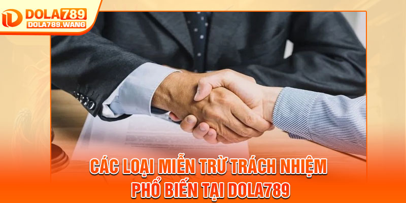 Miễn Trừ Trách Nhiệm - Quy Định Quan Trọng Người Dùng Cần Biết 2 Các loại miễn trừ trách nhiệm phổ biến tại Dola789